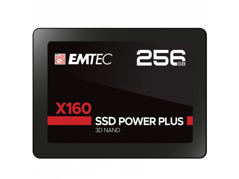 Emtec Intern SSD X160 256GB 3D NAND 2,5 SATA III 520MB/s ECSSD256GNX160