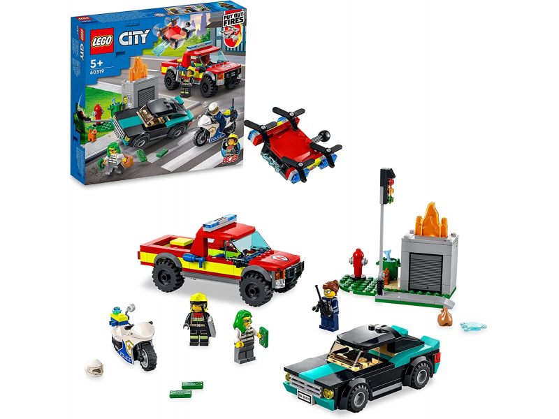 LEGO City - Löscheinsatz & Verfolgungsjagd (60319)