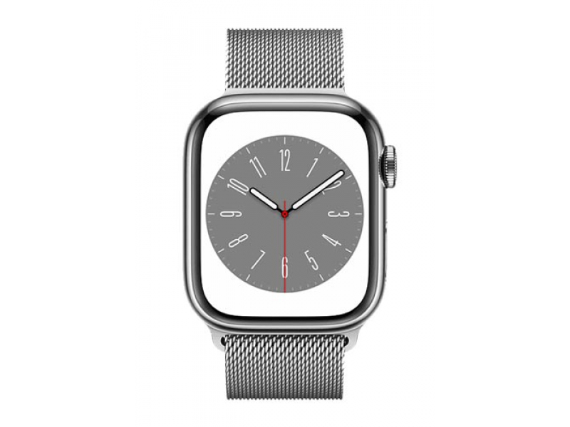 Apple Watch Series 8 GPS Cellular 41mm Silver  Steel Milanese MNJ83FD/A