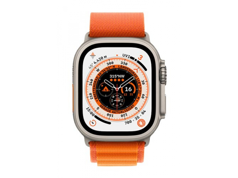 Apple Watch Ultra Titan GPS Cellular 49mm Loop Orange Small MNHH3FD/A