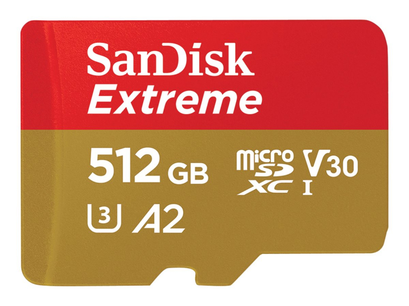 SanDisk MicroSDHC Extreme 512GB - SDSQXAV-512G-GN6MA