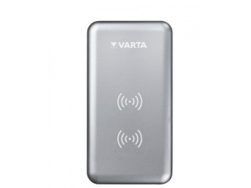 Varta Fast Wireless Charger, Qi, 5V/9V, USB Micro-B - Silber, Retail