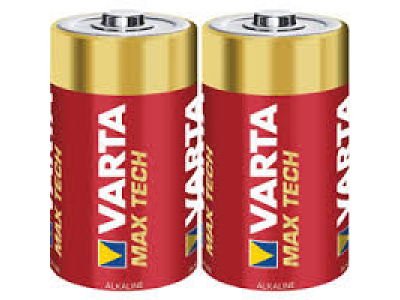 Varta Batterie Alkaline, Mono, D, LR20, 1.5V - Longlife Max Power (2-Pack)