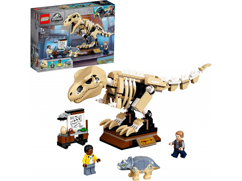 LEGO Jurassic World - T. Rex-Skelett in der Fossilienausstellung (76940)