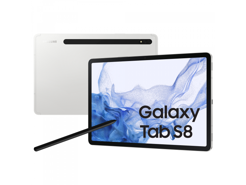 Samsung Galaxy Tab S8 WiFi + 5G X706N 128GB Silber EU - SM-X706BZSAEUE