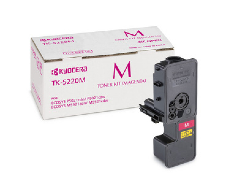 Kyocera Lasertoner TK-5220M Magenta - 1.200 Seiten 1T02R9BNL1