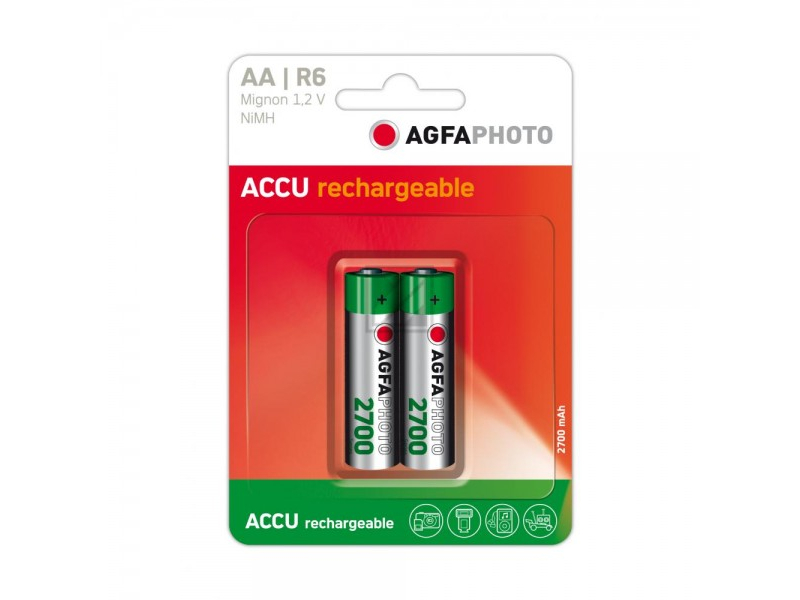 AGFAPHOTO Battery Power Alkaline Mignon (2-Pack)