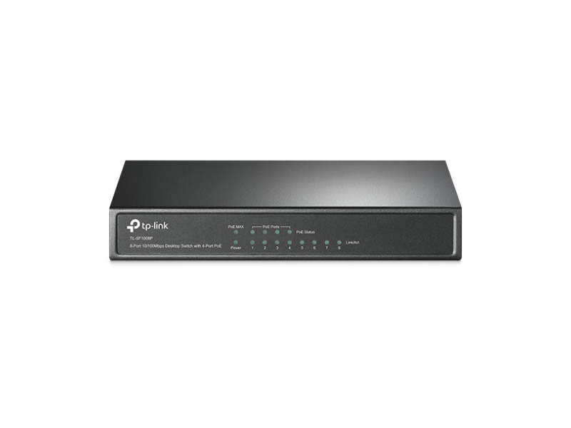 TP-LINK TL-SF1008P - 10/100 Mbps Desktop Switch - TL-SF1008P