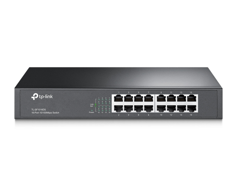 TP-LINK TL-SF1016DS - 10/100 Mbps Switch - TL-SF1016DS