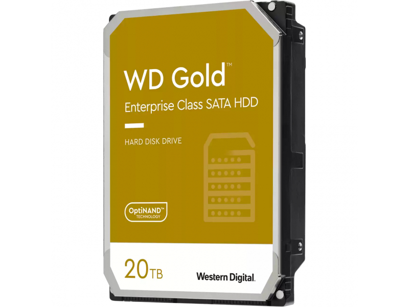 WD Gold SSD 20TB 3,5 SATA - WD201KRYZ