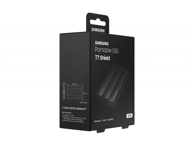 Samsung T7 Shield USB 3.2 2TB MU-PE2T0S/EU