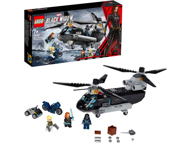 LEGO Marvel - Black Widows Hubschrauber-Verfolgungsjagd (76162)