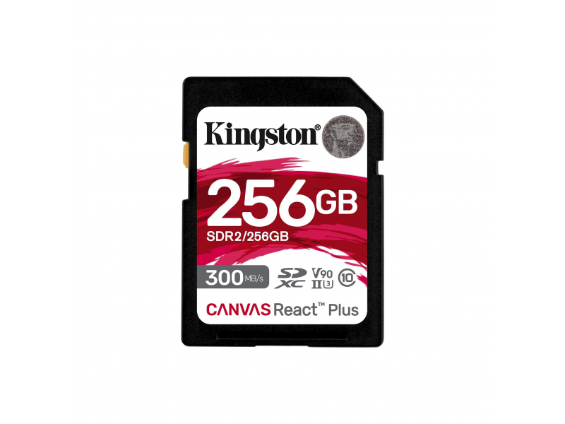 Kingston Canvas React Plus 256GB SDXC SDR2/256GB