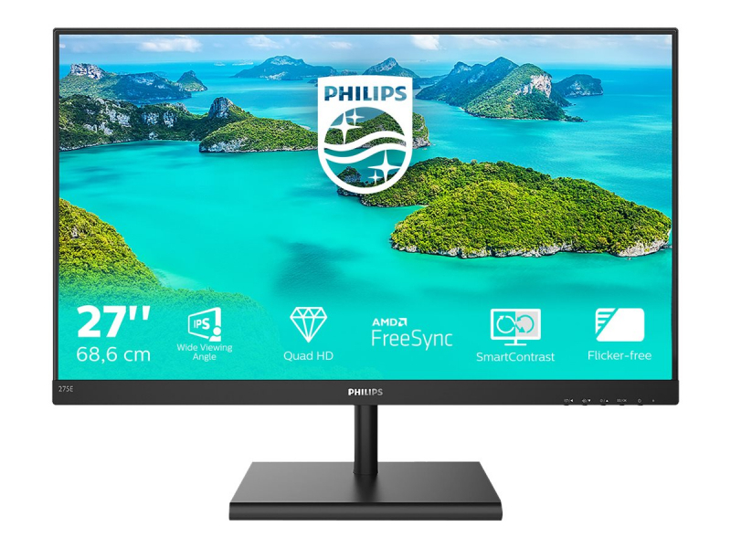 Philips E Line 275E1S/00 Quad HD 68,6cm/27 - 169 IPS VGA HDMI Schwarz