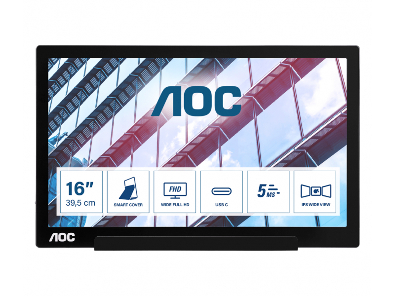 AOC 39,6cm (15,6) 1609 USB-C - I1601P