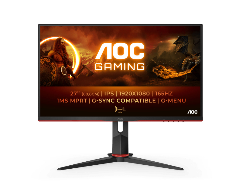 AOC 68,6cm (27) 1609 2xHDMI+DP+USB IPS Lift  - 27G2SPU/BK