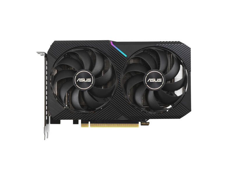 VGA Asus GeForce® RTX 3060 TI 8GB DUAL MINI OC V2 LHR - 90YV0FT2-M0NA00