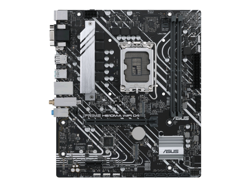 ASUS PRIME H610M-A WIFI D4(1700) (D) - micro ATX - 90MB1C80-M0EAY0