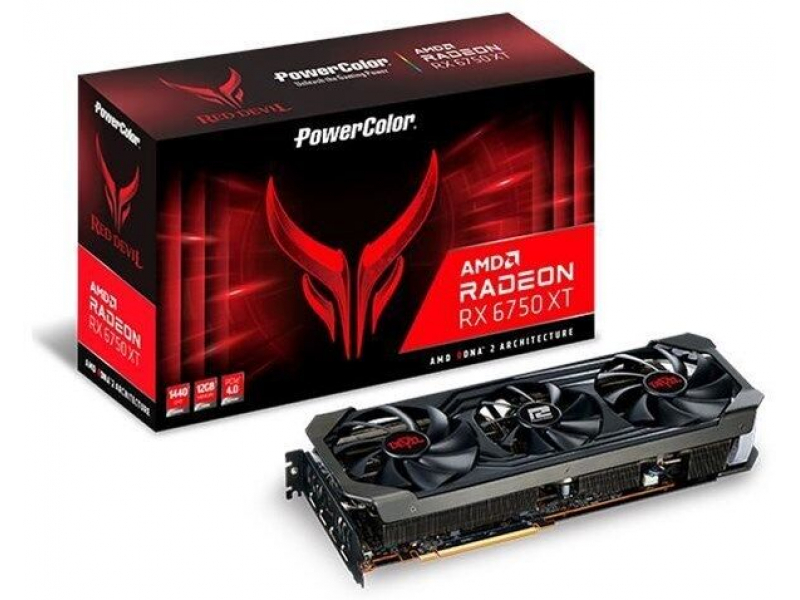 VGA PowerColor Radeon Red Devil RX 6750 XT 12GB GDDR6