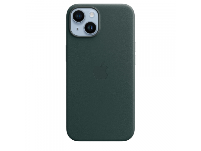 Apple iPhone 14 Leather Case with MagSafe Forest Green MPP53ZM/A