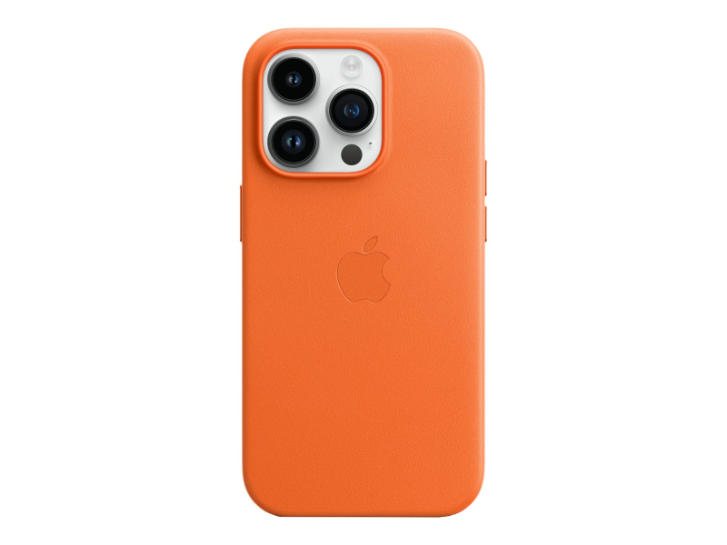 Apple iPhone 14 Pro Leather Case with MagSafe Orange MPPL3ZM/A