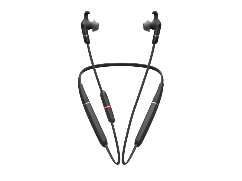 Jabra Evolve 65e MS & Link 370 Kopfhörer Nackenband Schwarz 6599-623-109