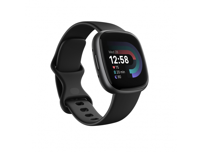 FitBit Versa 4 Fitnesstracker Schwarz,Aluminium - FB523BKBK