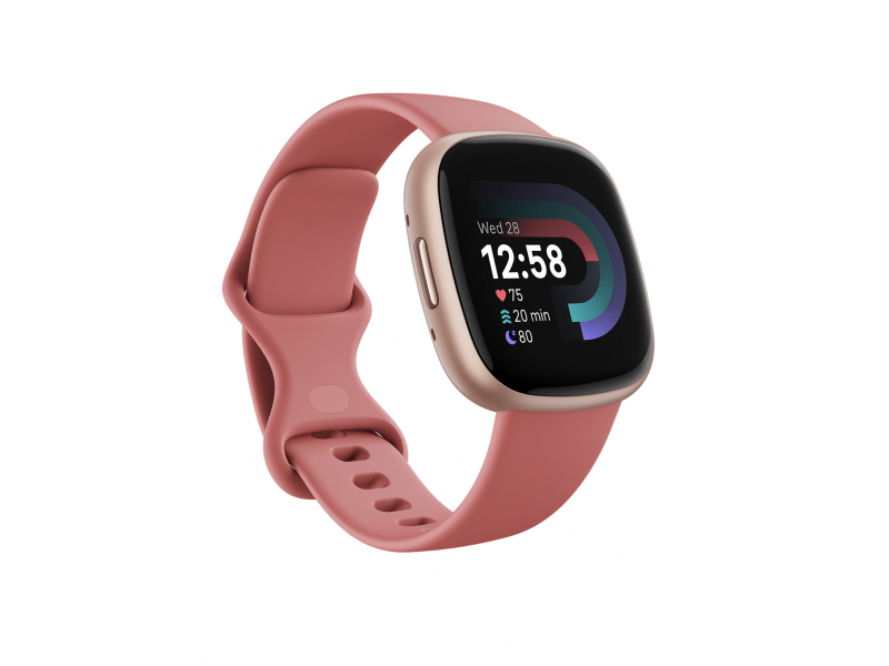 FitBit Versa 4 Fitnesstracker, Aluminium - Kupferrose - FB523RGRW