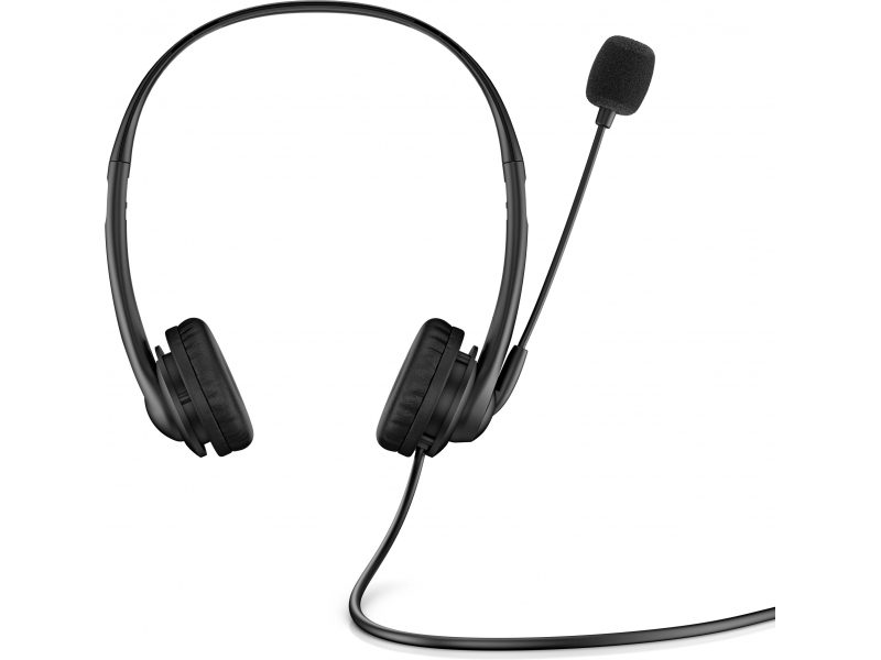 HP On-Ear Stereo Headset Schwarz - 428K7AA