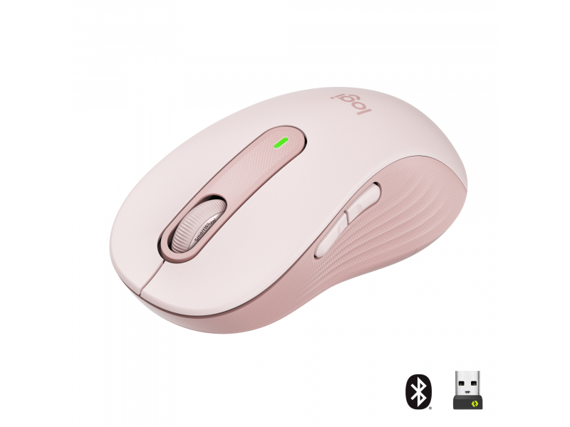 Logitech Wireless Mouse M650 L Rosa - 910-006237