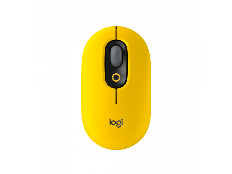 Logitech Wireless POP Mouse mit Emoji - Gelb - 910-006546