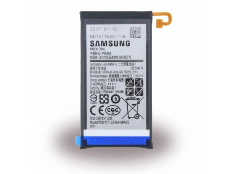 Samsung Lithium-Ion Battery Galaxy A3 (2017) - 2350mAh BULK - EB-BA320ABE