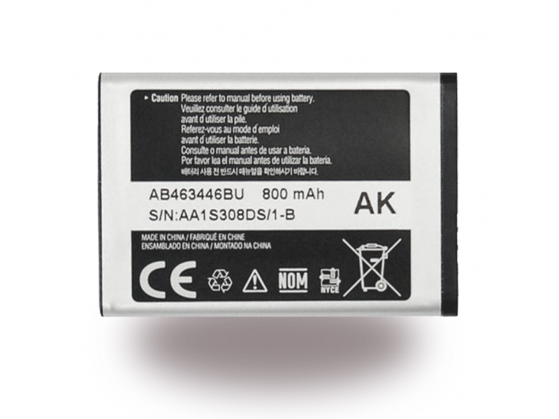 Samsung Li-Ion Battery - C3520 - 800mAh BULK - AB463446BA