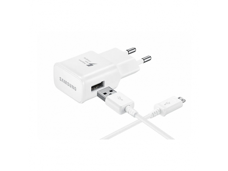 Samsung USB Adapter + Micro-USB kabel Weiß BULK - EP-TA200EWE