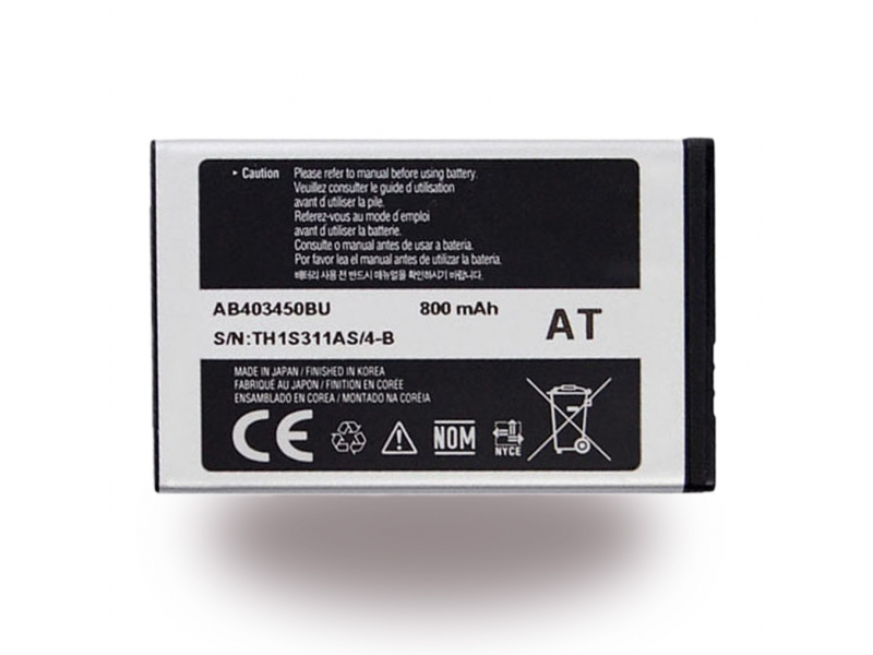 Samsung Li-Ion Battery - B2100 X-treme - 1000mAh BULK - AB553446BUGSTD