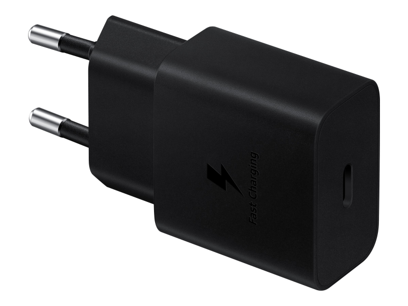 Samsung Wandladegerät 15W + USB-C Datenkabel Schwarz - EP-T1510XBEGEU