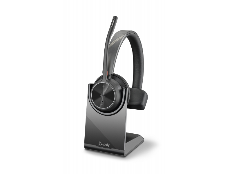 Poly BT Headset Voyager 4310 UC Mono USB-A Teams mit Stand - 218471-02