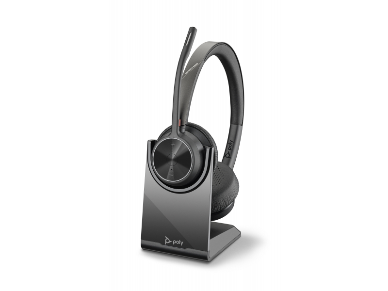 Poly BT Headset Voyager 4320 UC Stereo USB-A mit Stand - 218476-01