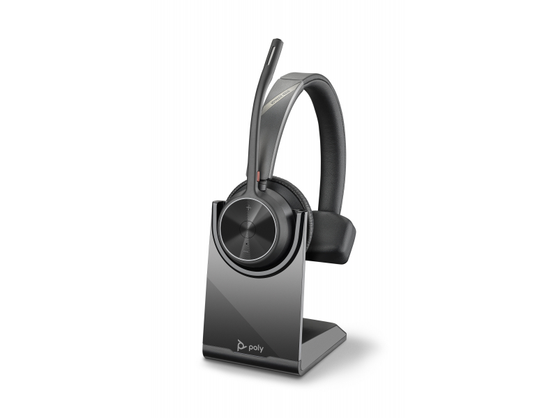 Poly BT Headset Voyager 4310 UC Mono USB-A mit Stand - 218471-01