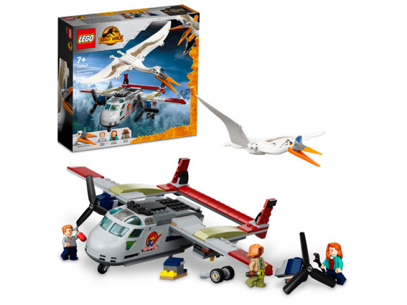 LEGO Jurassic World - Quetzalcoatlus Flugzeug-Überfall (76947)