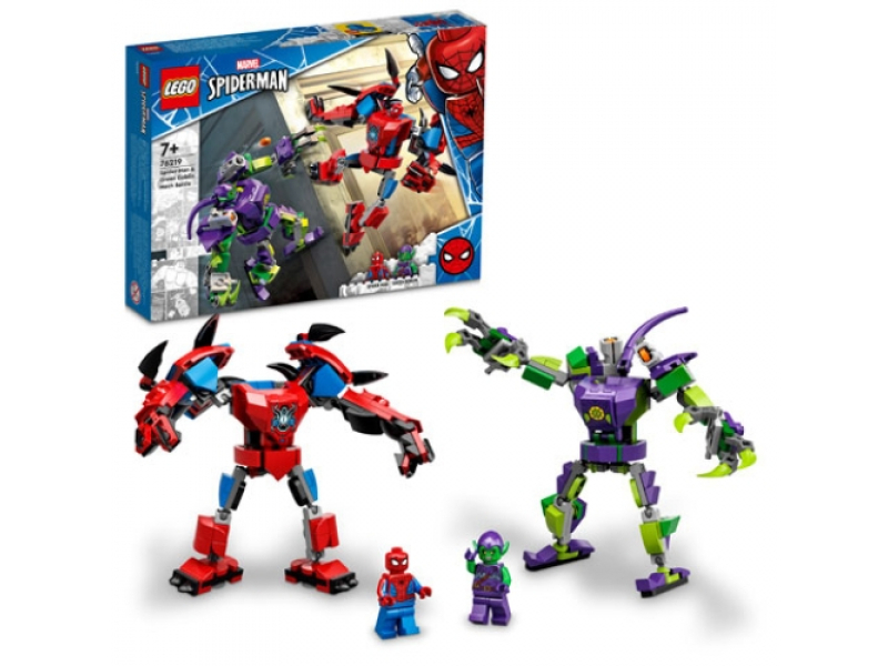 LEGO Marvel - Spiderman Spider-Mans und Green Goblins Mech-Duell (76219)