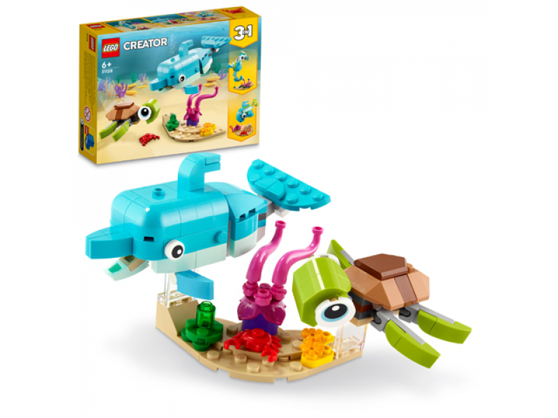 LEGO Creator - Delfin und Schildkröte 3in1 (31128)