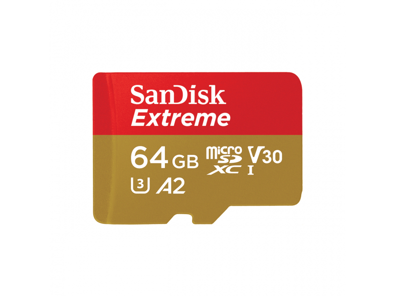 SanDisk Extreme 64GB microSDXC Card SDSQXA2-064G-GN6MN