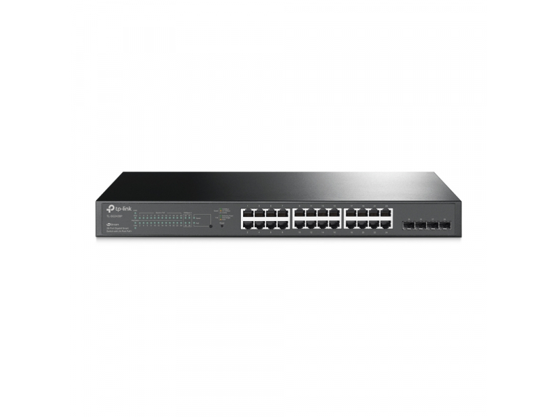 TP-LINK JetStream 28-Port Gigabit Smart PoE Switch 24-Port PoE+ TL-SG2428P