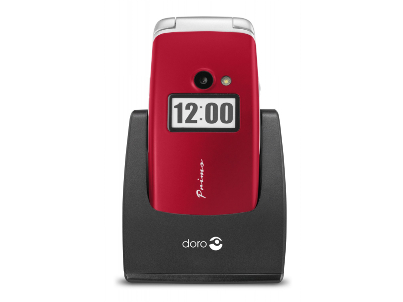 Doro Primo 413 Single SIM 2.4 2MP 1050mAh Rot 360014