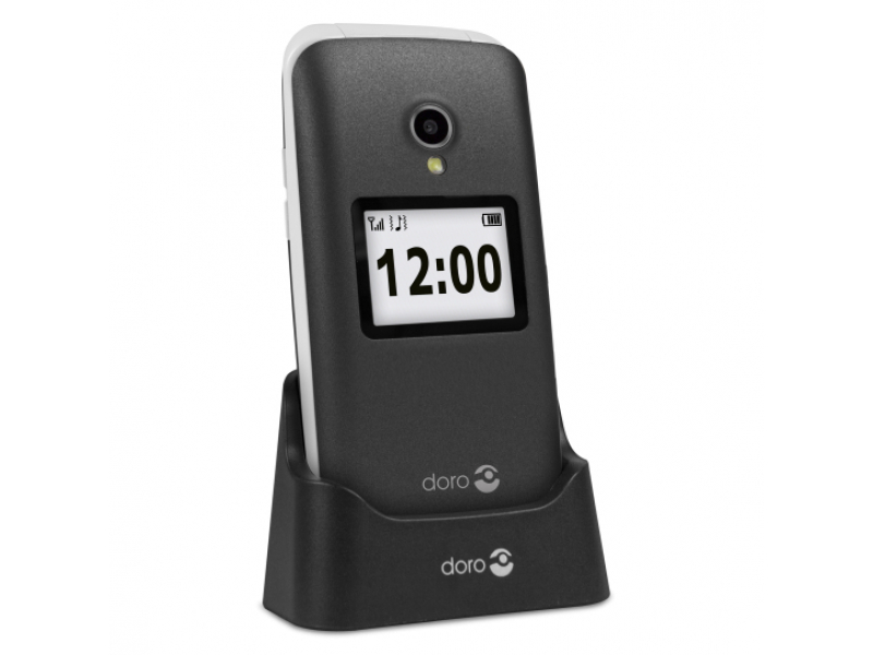 Doro 2424 2.4 3MP  Bluetooth 800mAh Grau Silber 380442