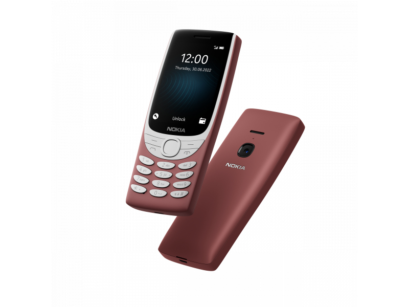 Nokia 8210 4G Rot Feature Phone NO8210-R4G