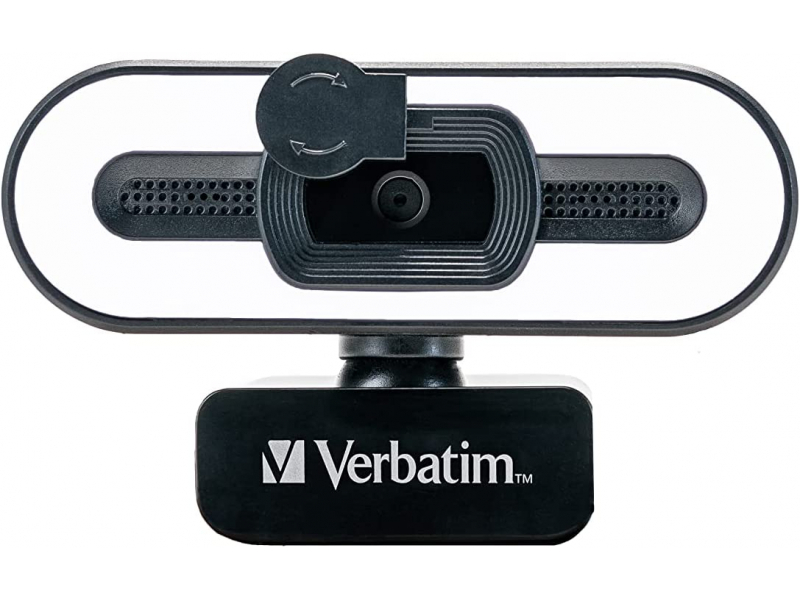 Verbatim Webcam mit Mikro+Licht AWC-02 Full HD 1080p Autof retail 49579