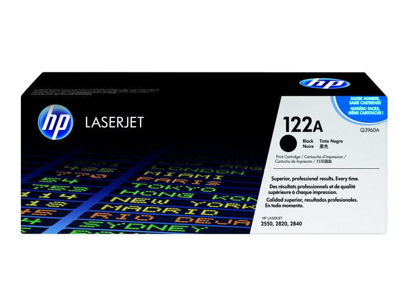 HP Color LaserJet 122A Tonereinheit Original Schwarz 5.000 Seiten Q3960A