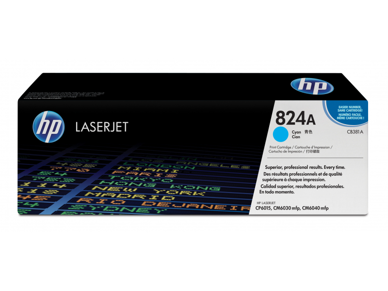 HP Cartridge No.824A Cyan 1 Stück - CB381A